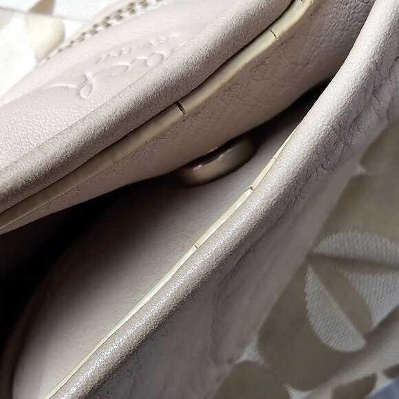 Coach Vintage Parker Op Art Canvas Leather Hobo Hippie Shoulder Bag COA - Picture 14 of 16